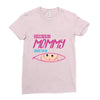 [your name] is going to be mommy Ladies Fitted T-Shirt