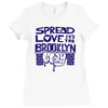 spread love the brooklyn way Ladies Fitted T-Shirt