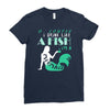 mermaid Ladies Fitted T-Shirt