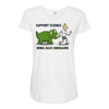 bring back dinosaurs Maternity Scoop Neck T-shirt