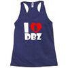 i love dbz  fun  super saiyajin piccolo vegeta dragonball son goku Racerback Tank