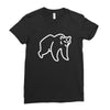 bear Ladies Fitted T-Shirt
