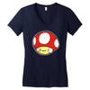 twitchy mushroom! Women's V-Neck T-Shirt
