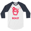instinct attention gorilla beast 3/4 Sleeve Shirt