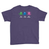three monkeys talking nonsense Youth Tee