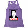 Kim Jong Un Boom Rocketman Racerback Tank