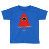 red blue shark Toddler T-shirt