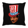 eye of the tiger man Throw Pillow