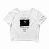 Stay Awake (f95) Crop Top