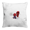 unicorn spidey Throw Pillow