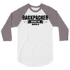Backpacker Explore The World 3/4 Sleeve Shirt