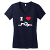 i love sushi Women's V-Neck T-Shirt