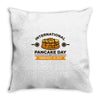 pancake day Throw Pillow