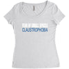 claustrophobia Women's Triblend Scoop T-shirt