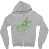 praying mantis Zipper Hoodie