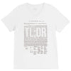 political illiteracy V-Neck Tee