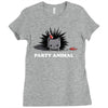 party animal Ladies Fitted T-Shirt