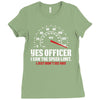 Yes Officer I Saw The Speed Limit, I Just Didn't See you Ladies Fitted T-Shirt