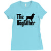 the dogfather english springer spaniel Ladies Fitted T-Shirt
