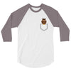 pocket owl 3/4 Sleeve Shirt