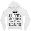 queens are born in february (2) Zipper Hoodie