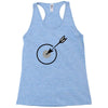 archery target Racerback Tank