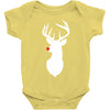 deer skull christmas Baby Bodysuit