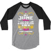 i am a june women 3/4 Sleeve Shirt