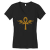 ankh eyes Women's V-Neck T-Shirt