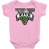 five logo Baby Bodysuit