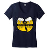 Wu-Tang brew tang Women's V-Neck T-Shirt