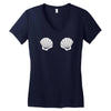 shell ringer Women's V-Neck T-Shirt