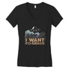 I Want to Leave Women's V-Neck T-Shirt