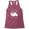 i'm a drummer please shout Racerback Tank