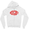 rugby a thugs game played by gentleman Zipper Hoodie