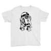 r2 d2 retro star wars sci fi lucas Youth Tee