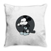 mickey mouse suicide Throw Pillow