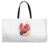 heart attack Weekender Totes