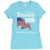trump 2016 election make america great again Ladies Fitted T-Shirt