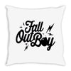 fall out Throw Pillow