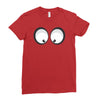 googly eyes Ladies Fitted T-Shirt