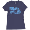 seventies Ladies Fitted T-Shirt
