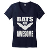 bats are awesome Women's V-Neck T-Shirt