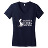 robot dinosaur Women's V-Neck T-Shirt