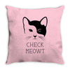 CHECK MEOWT Throw Pillow