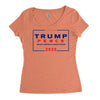 TRUMP PENCE 2020 Women's Triblend Scoop T-shirt