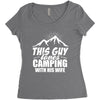 Camper Couple Man White Women's Triblend Scoop T-shirt