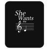 she wants the d black Mousepad