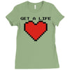get a life Ladies Fitted T-Shirt