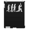 evolution of cricket white silhouette iPad 3 and 4 Case